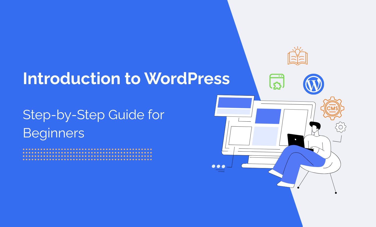 introduction to wordpress crash course illustration